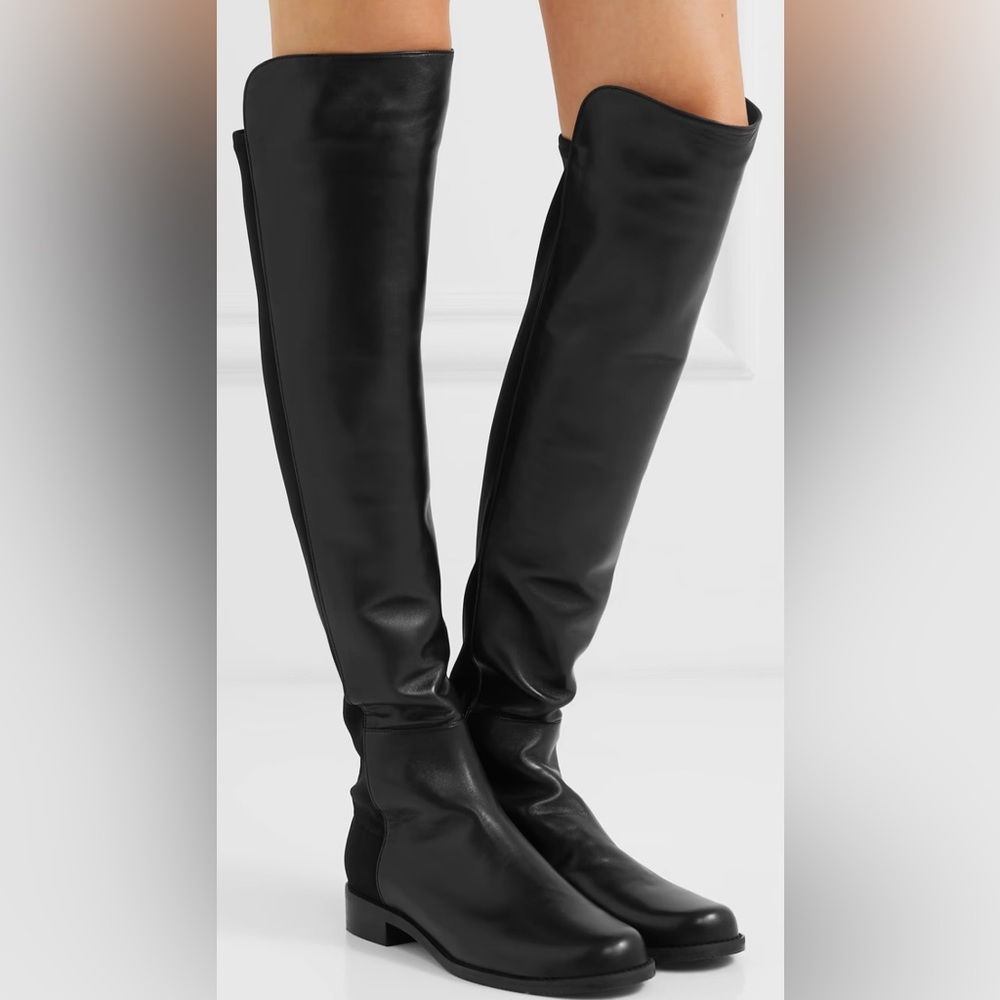 ❌SOLD ON EBAY❌ Stuart Weitzman Keelan Over-The-Knee Boots, Black, Nappa Leather